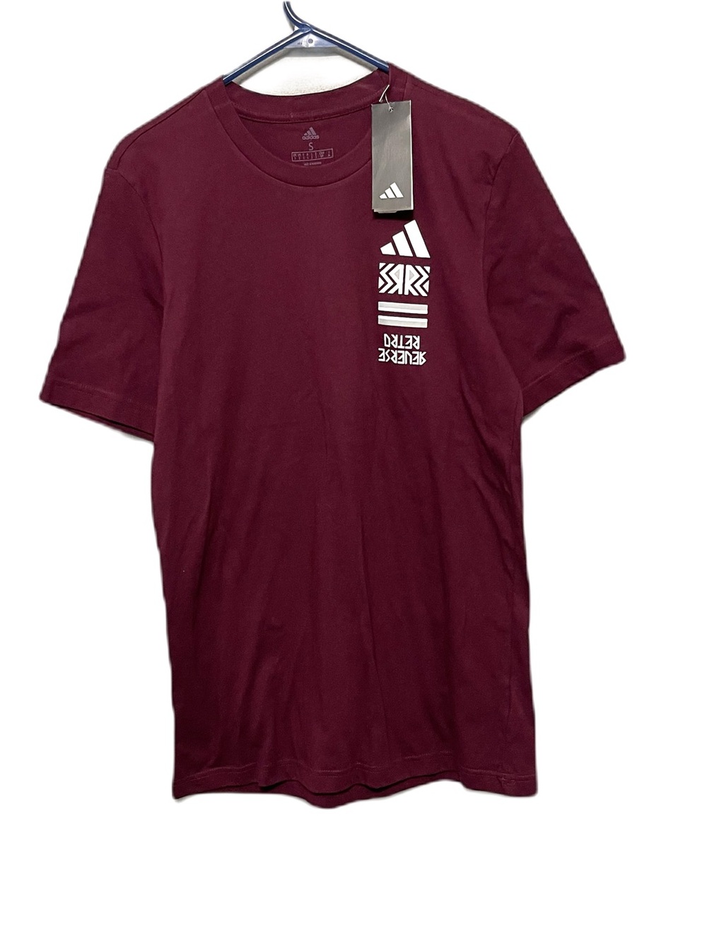 Adidas ATM Retro Reverse Short Sleeve Crew T Shirt NWT Mens Small